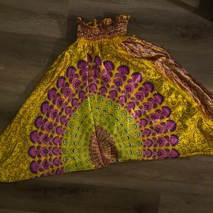 Silk parachute pants unisex